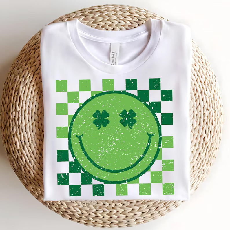 Checkered Green Smiley