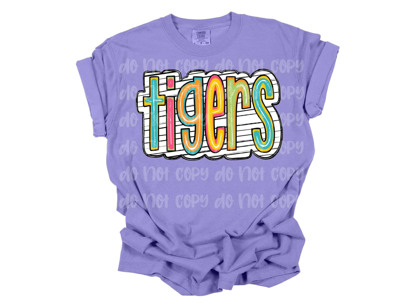 Spring Vibes Tigers Comfort Color