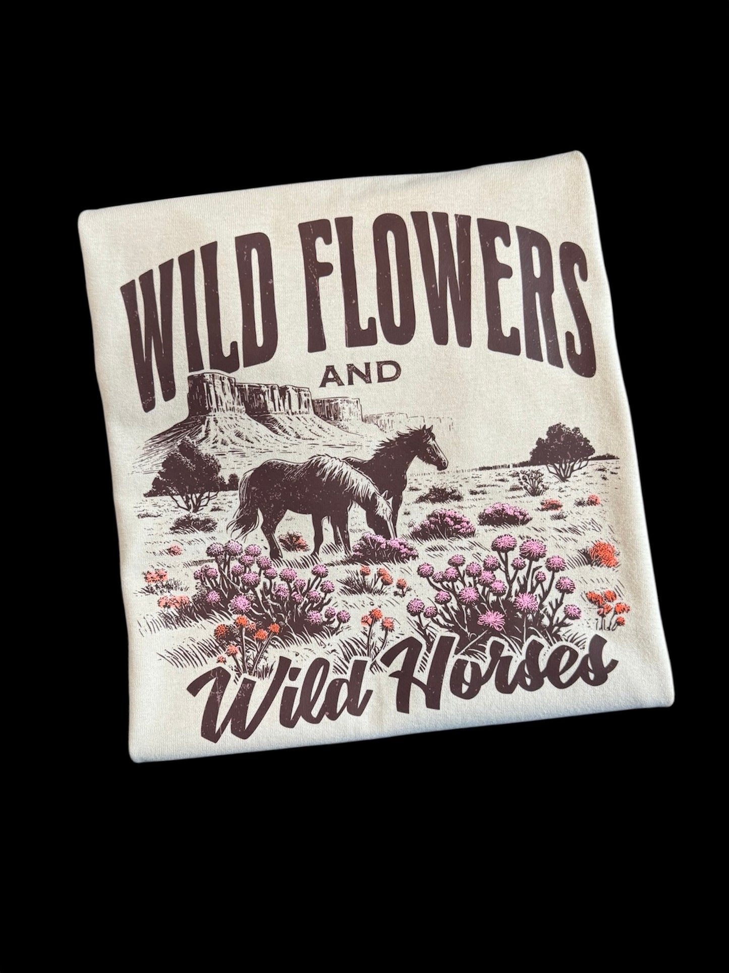Wild flowers & Wild horses