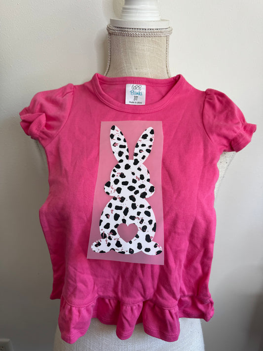 Ruffle sleeve polka dot rabbit-QUICK SALE