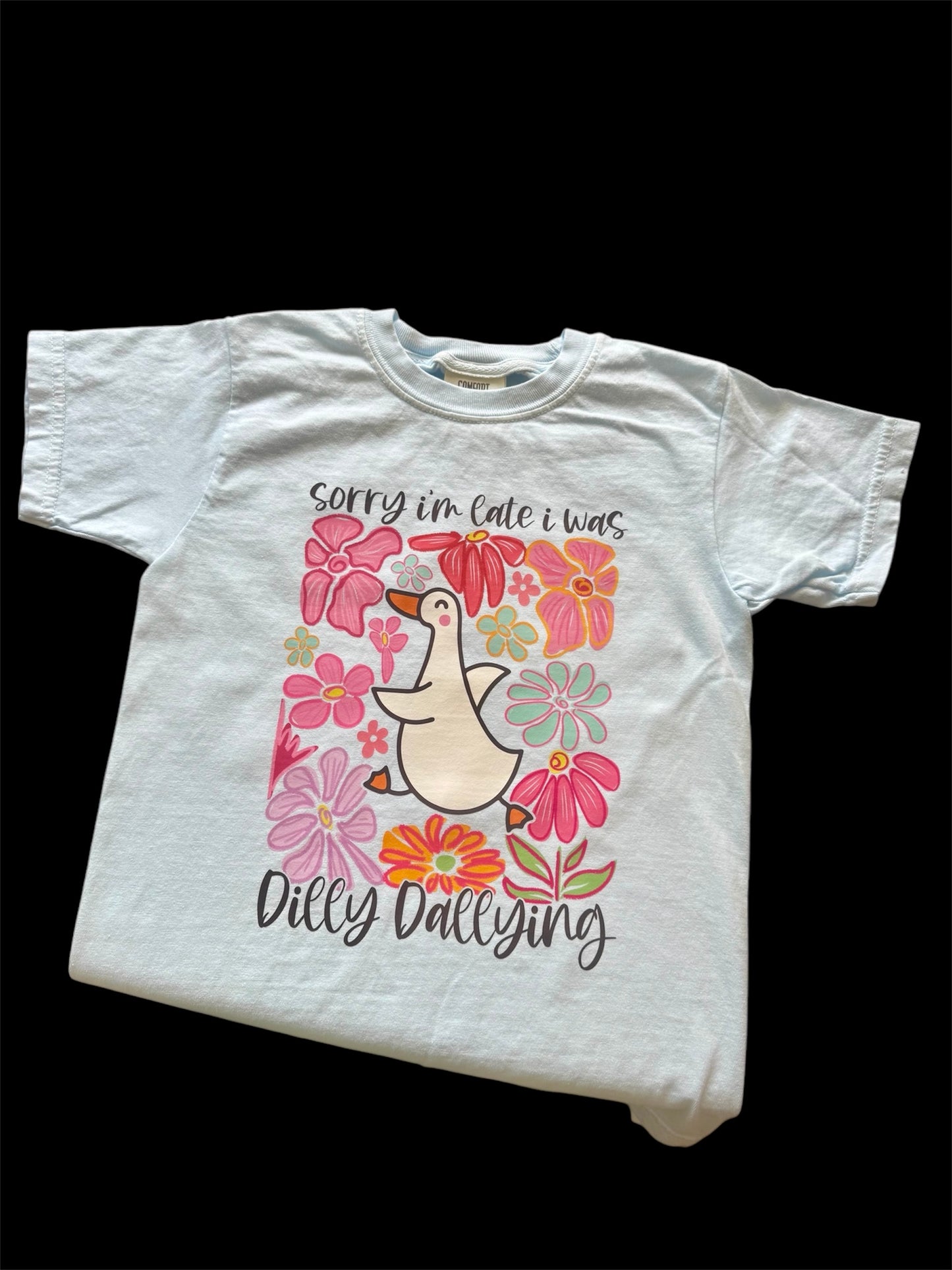 Dilly Dallying Goose on a Comfort Color