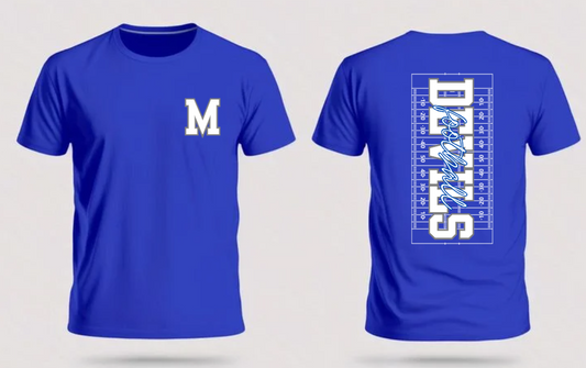 Blue Devils Football Field Game Day Ready