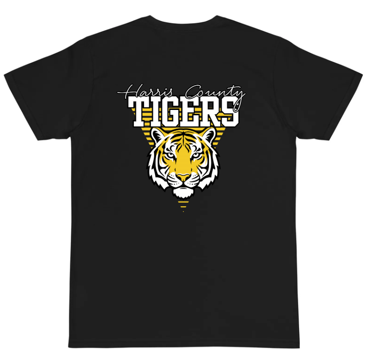 Harris County Tigers Retro (front design)