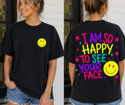 Happy to see your face
